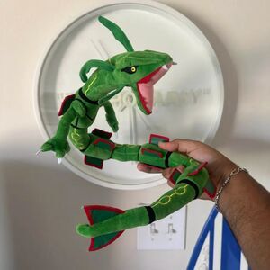 Vintage Pokemon Center Exclusive Moveable Rayquaza Plush Japan Release RARE
